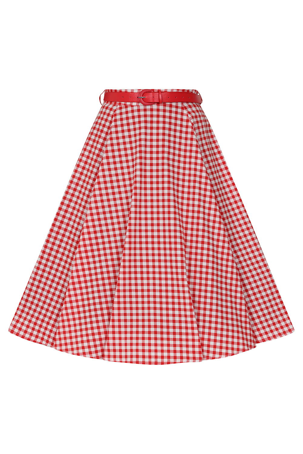 Rosie Gingham Swing Skirt